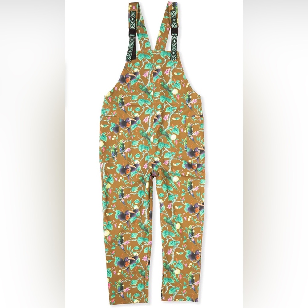 KAVU Rainforest NWT San Blas Womens Overalls Relaxed Fit Quick Dry - Size Small
